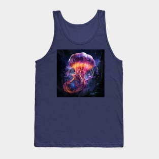 Neon Jellyfish #2 Tank Top